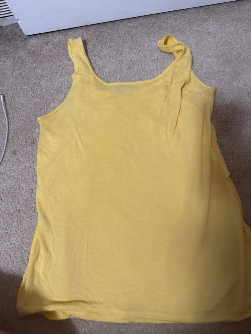 Apt. 9 Yellow Ruffle Tank - Picture 4 of 4